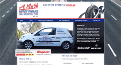 Desktop Screenshot of a-robb-motor-repairs.com